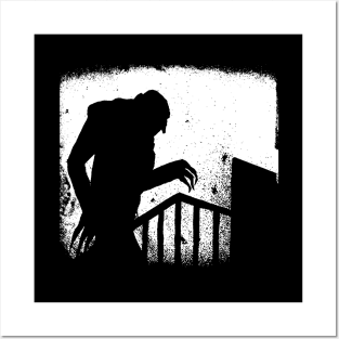 Nosferatu Vampire Silhouette Posters and Art